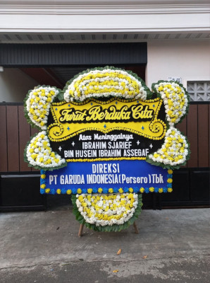 Papan Bunga Duka di Minomartani