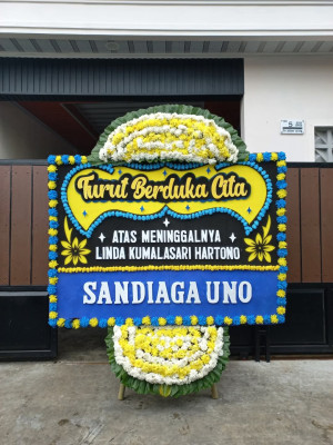 Papan Bunga Duka di Minomartani